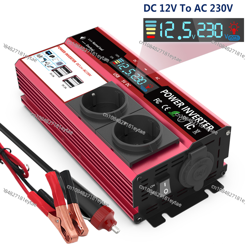 12V To 220V 4000W Peak Power I - Power Inverter 12V 220V 4000W Continuous recension och pris