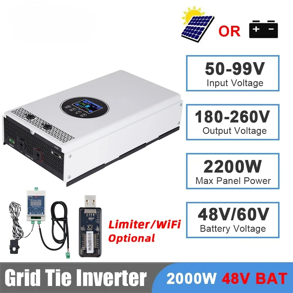 2000W 1500W Grid Tie Inverter  - Grid Tie Inverter Limiter 2000W recension och pris
