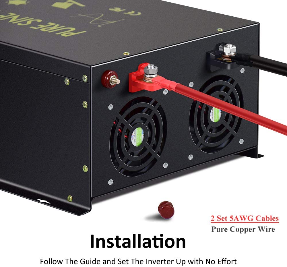 Off Grid Pure Sine Wave Solar  - Pure Sine Wave Inverter 5000W 48V 220V recension och pris