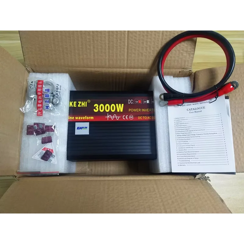 CHKJ Easun 12v 24V 48V DC to A - Pure Sine Wave Inverter 5000W 48V 220V recension och pris